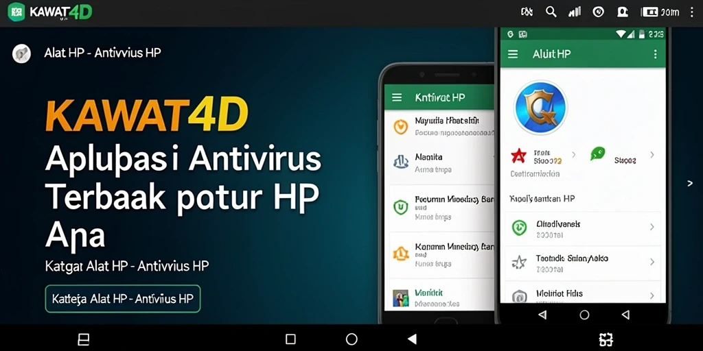 Antarmuka KAWAT4D yang sederhana dan efisien untuk pengguna antivirus HP.