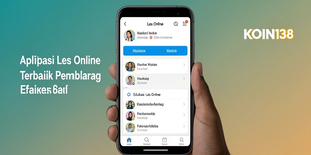 Tampilan antarmuka KOIN138 yang intuitif dan menarik untuk Les Online.
